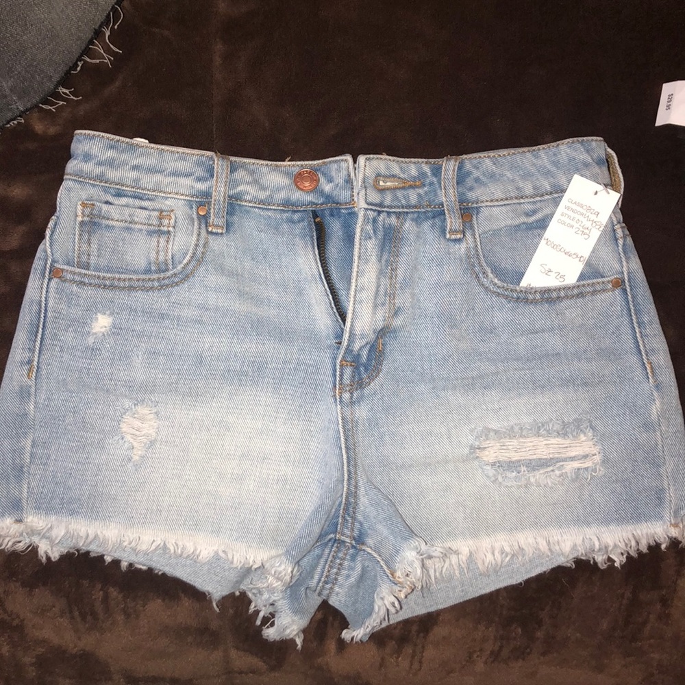 High rise shorts